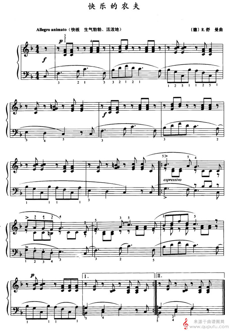 快乐的农夫（6个版本）_快乐的农夫_版本六