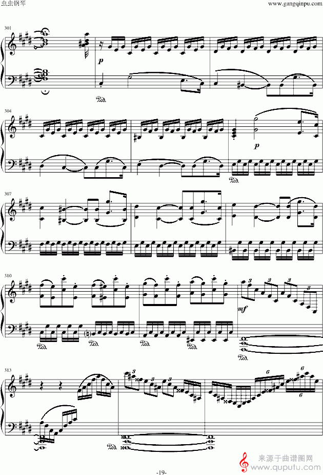 月光奏鸣曲（1，2，3乐章）月光奏鸣曲_19