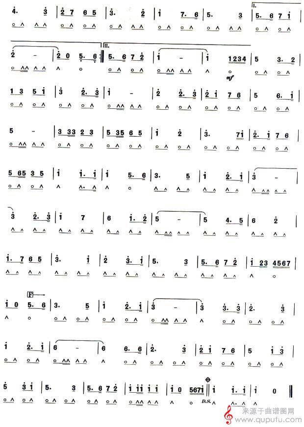 考级七级曲目：运动员进行曲口琴谱_曲谱图网_运动员进行曲_02