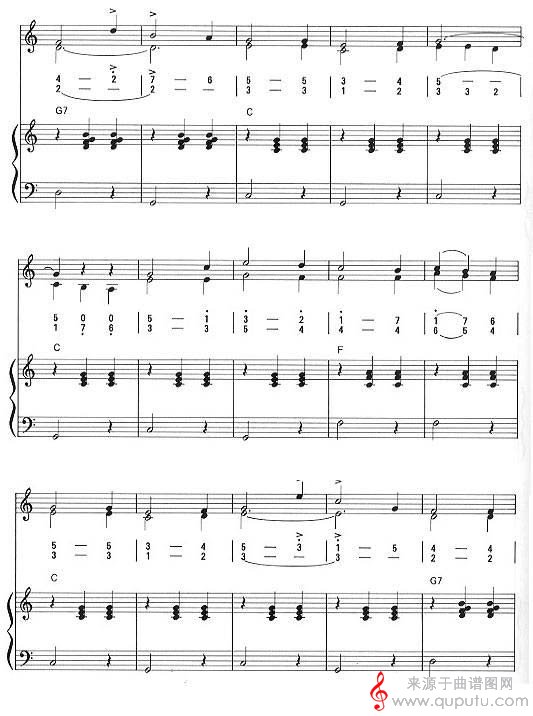 红莓果（二重奏五线谱）(口琴谱)_曲谱图网_红莓果_02