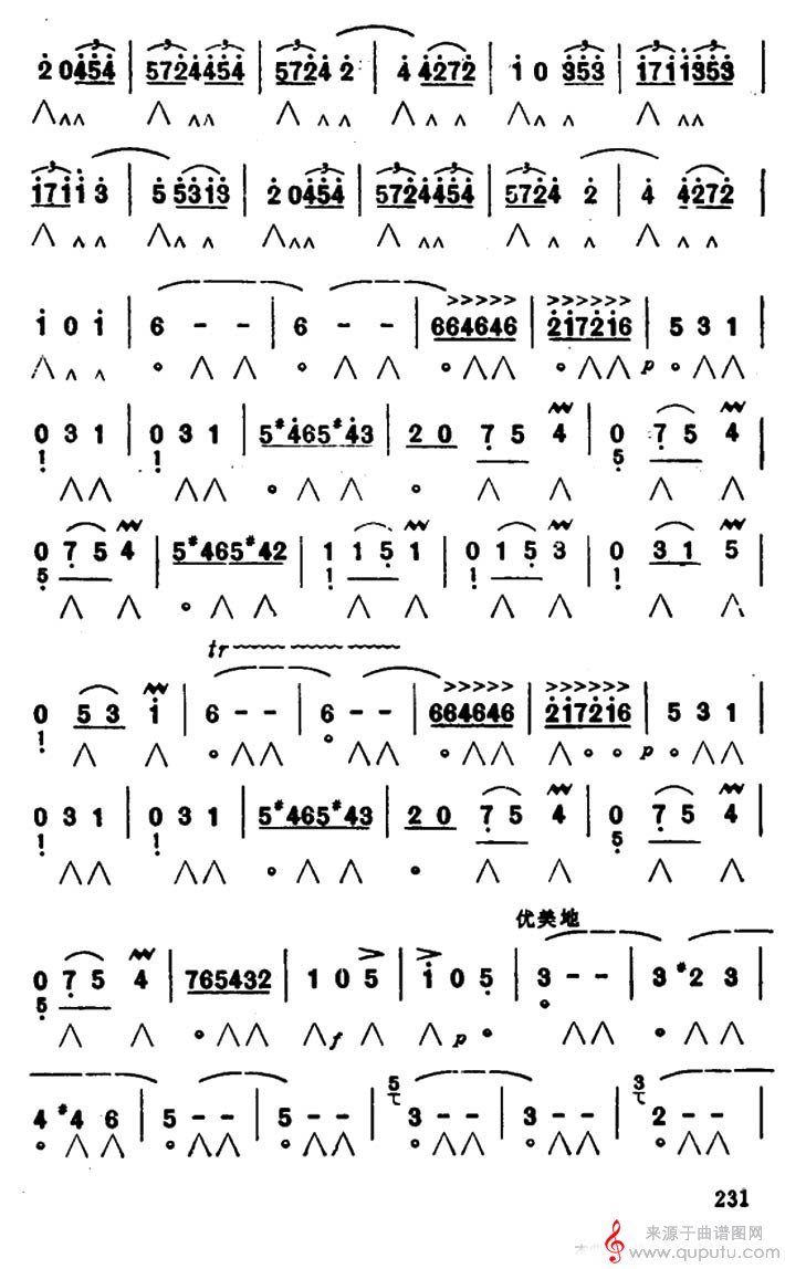 杜鹃圆舞曲（口琴谱）_曲谱图网_杜鹃圆舞曲_版本二_02