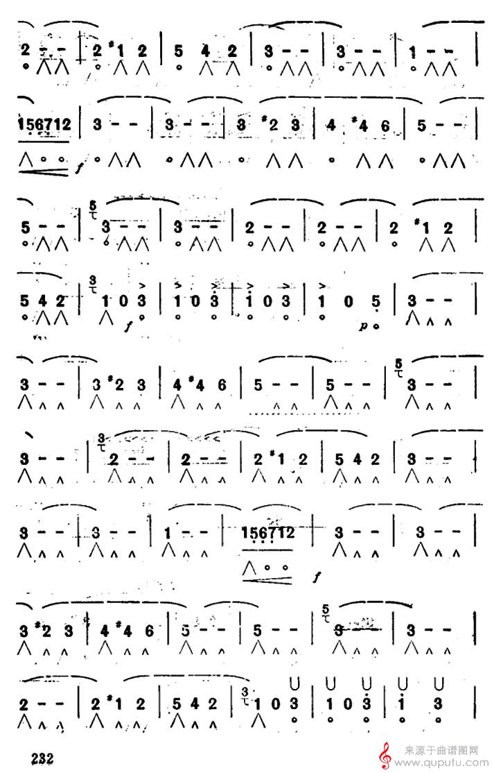 杜鹃圆舞曲（口琴谱）_曲谱图网_杜鹃圆舞曲_版本二_03