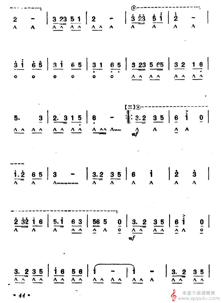 小放牛（河北民歌）_曲谱图网_小放牛_版本四_02