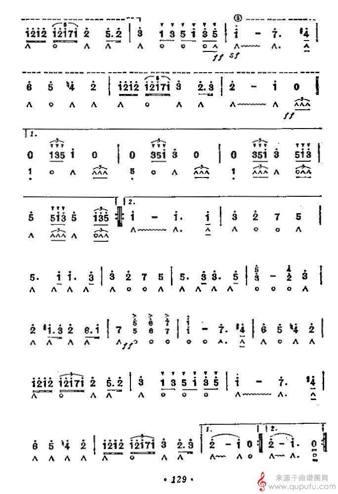 婚礼进行曲(摘选自《仲夏夜之梦》)_曲谱图网_婚礼进行曲_版本一_02